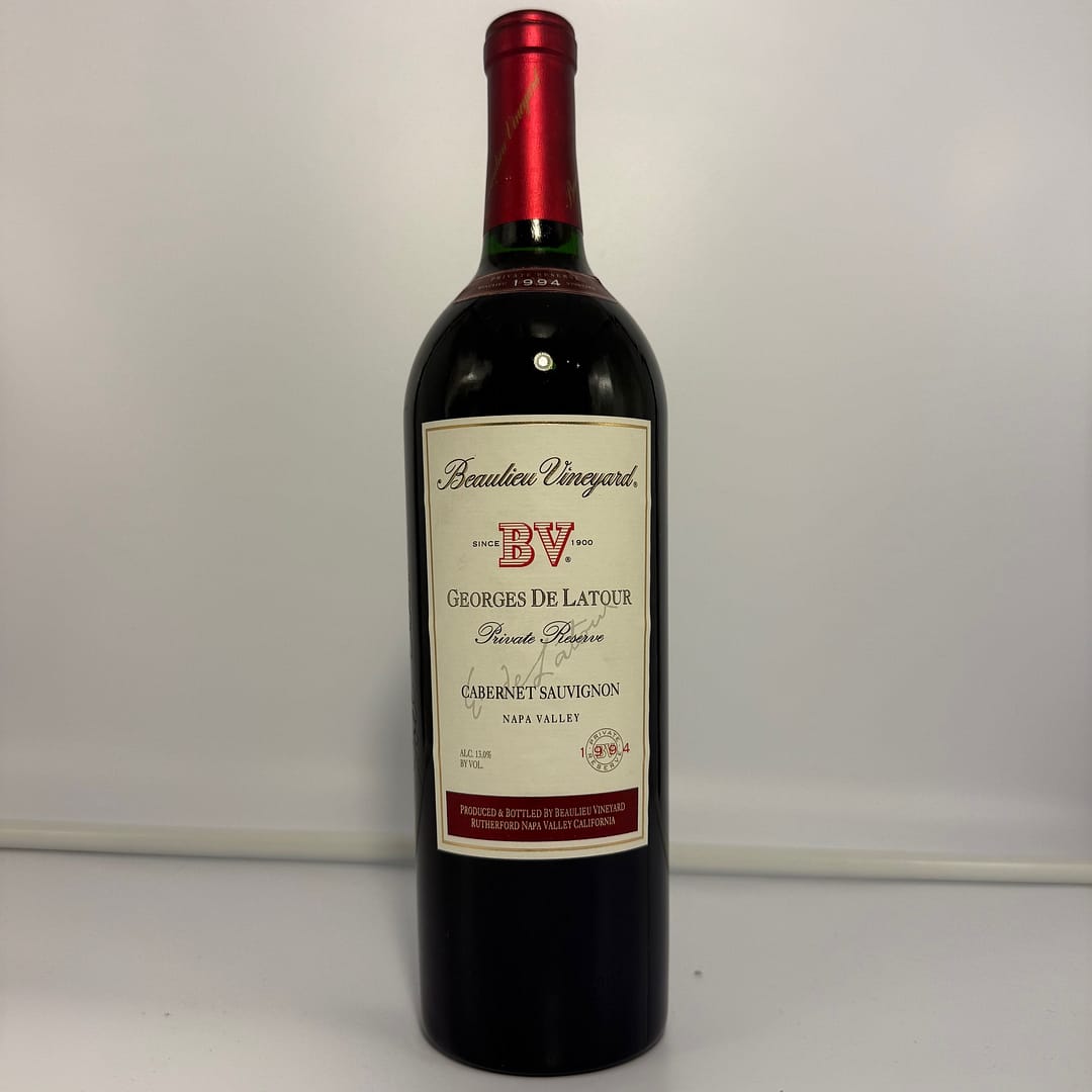 Beaulieu Vineyard Georges de Latour cabernet Napa Valley 1994